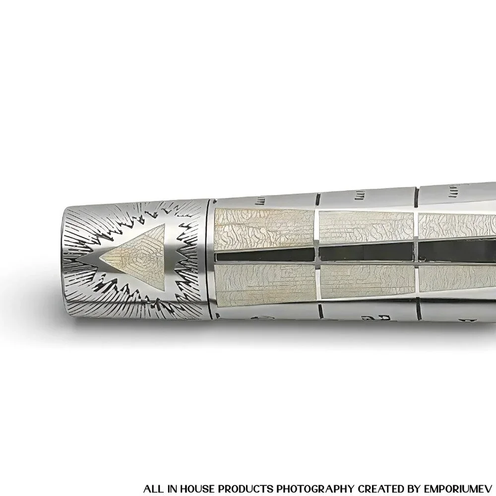 Montegrappa Alchemist Silver Air Medium Nib Fountain Pen 0050
